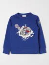 Moncler Boy's Graphic Skii Sweatshirt In Avion