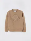 Moncler Maglia  Bambino Colore Beige In Sand