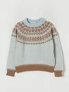 Moncler Sweater  Kids Color Sky Blue In Blue