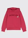 Moncler Sweater  Kids Color Strawberry In Brown