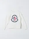 Moncler Sweater  Kids Color White In White