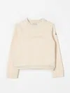 Moncler Sweater  Kids Color Yellow Cream In Yellow Cream