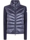 Moncler Quilted Shell Jacket In Black