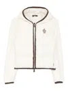 Moncler Sweaters White In White