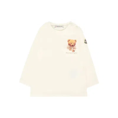 Moncler Kids' Sweater In White