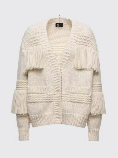 Moncler Sweater Woman  In White
