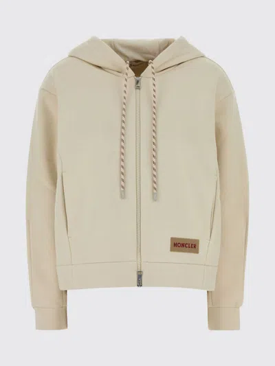 Moncler Sweater  Woman Color Beige In Neutral