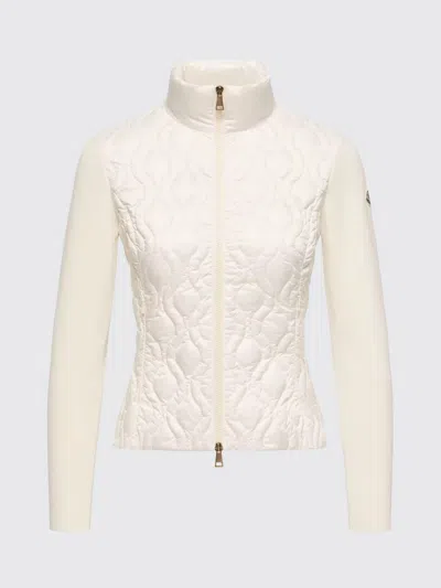 Moncler Sweater Woman In White