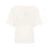 Moncler Logo-appliqué T-shirt In Beige
