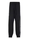 Moncler Wool Tricot Sweatpants In Black