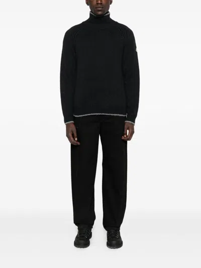 Moncler Sweaters In Black