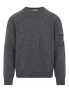 Moncler Wool Cashmere Pocket Sweater In Black