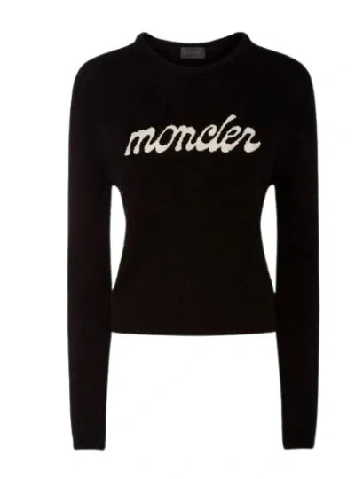 Moncler Sweaters In Black