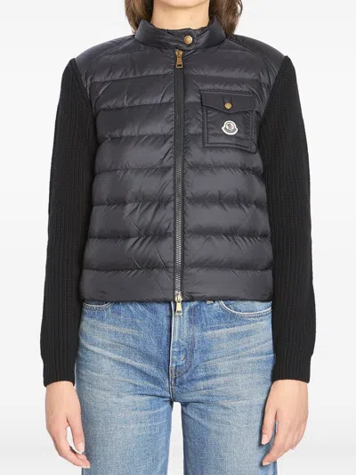 MONCLER SWEATERS BLACKS AND GREYS