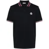 Moncler Year Of The Snake-patch Polo Shirt In Blue