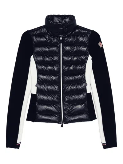 MONCLER SWEATERS BLUE AND GREEN