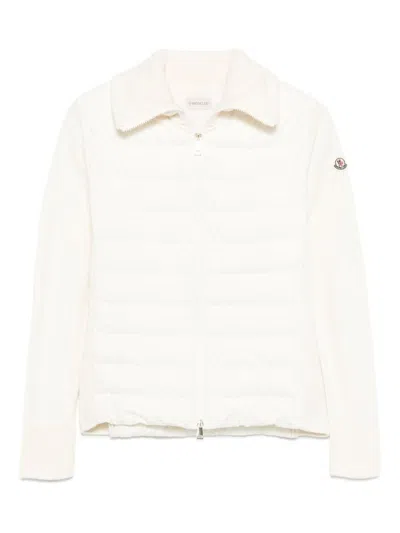 Moncler Sweaters In White