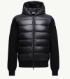 Moncler Men Zip-up Jacket Black In Black