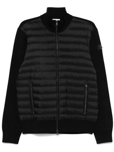 Moncler Panelled Jacket In Blue