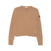 Moncler Sweaters In Brown