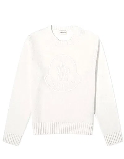 Moncler Sweaters In White