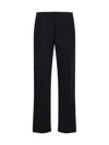 Moncler High-waisted Flared Trousers In 999