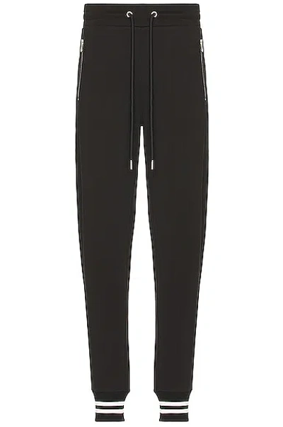 Moncler Cotton Sweatpants In Black