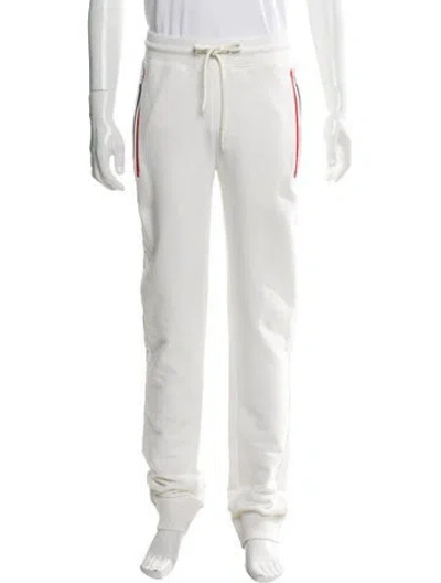 Pre-owned Moncler Sweatpants In White