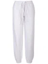 Moncler Sweatpants With Crystal Patch In Grey