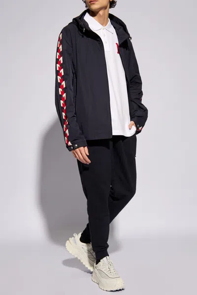 Moncler Logo-patch Track Pants In Navy Blue