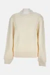 Moncler Women Logo Sweatshirt In Neutral