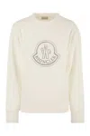 Moncler Logo Sweatshirt With Crystals
