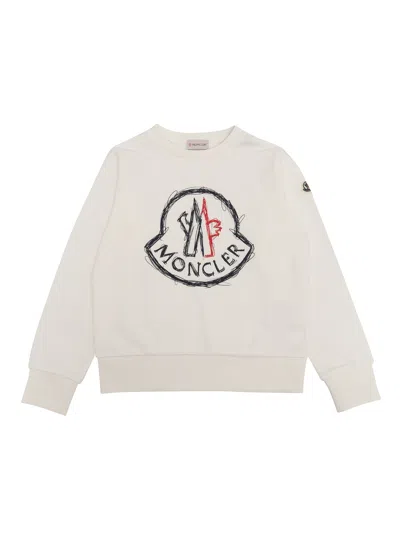 Moncler Kids' Sweatshirt In Beige