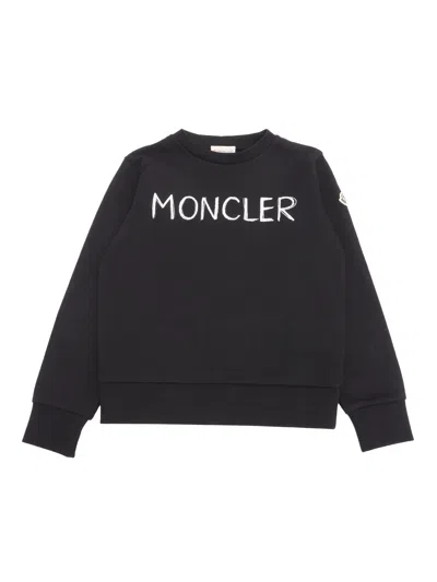 Moncler Kids' Sweatshirt In Black