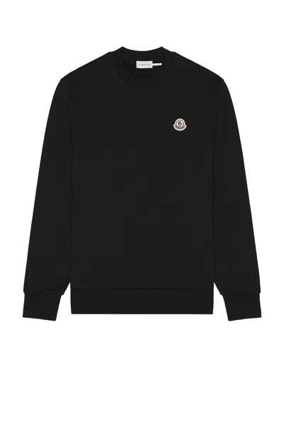 Moncler Sweatshirt In Black