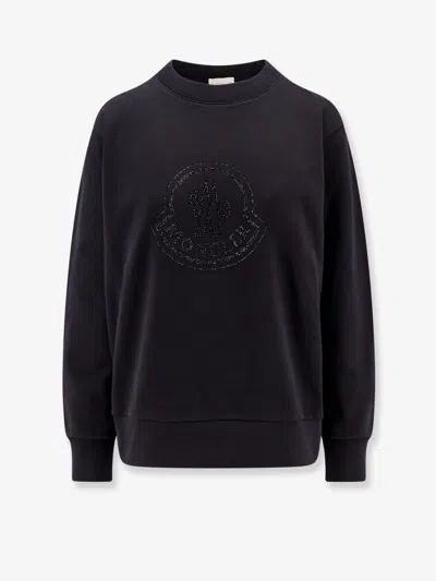 Moncler Sweatshirt In Black