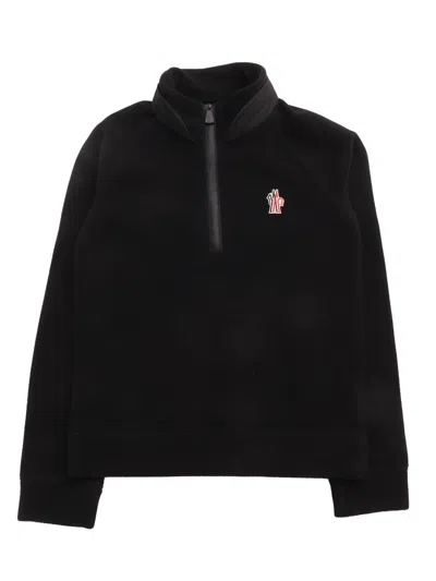 Moncler Kids' Sweatshirt In Black