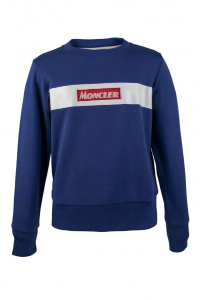 Moncler Sweatshirt In Blue