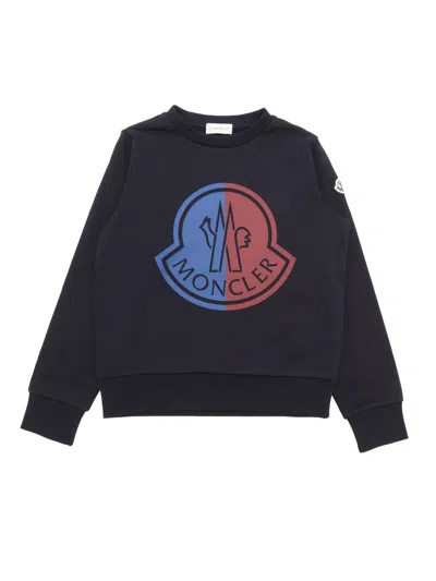 Moncler Kids' Sweatshirt In Blue