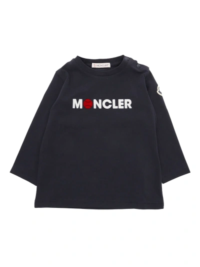 Moncler Sweatshirt For Children In Blue