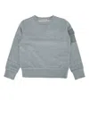 Moncler Sweatshirt With Logo In Gray