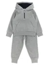 Moncler Sweatshirt + Joggers Set In Gray