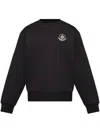 Moncler Sweatshirt With Logo In Black