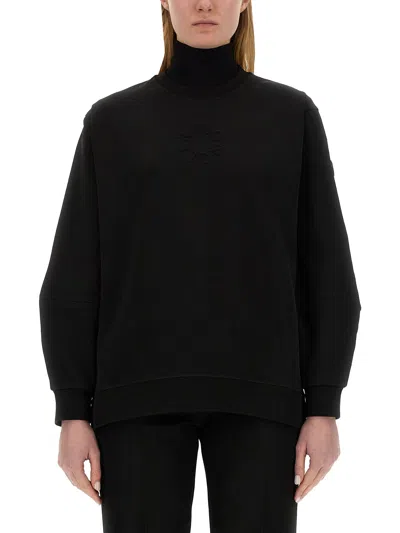 Moncler Sweatshirt With Logo In Black