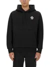 Moncler Sweatshirt With Logo In Black