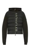 MONCLER SWEATSHIRT WITH QUILTED FRONT