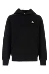 Moncler Black Cotton Sweatshirt In Black
