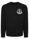 Moncler Cotton Crew-neck Sweatshirt In Black
