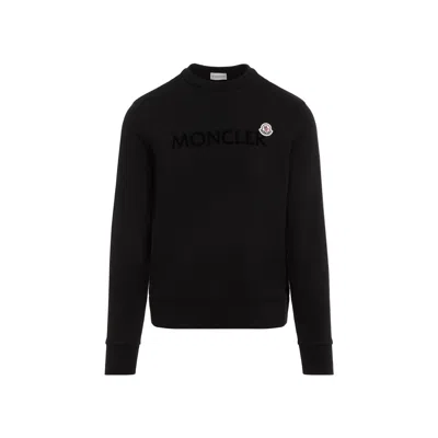 MONCLER SWEATSHIRTS BLACK