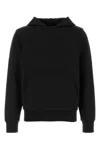Moncler Black Cotton Sweatshirt In Black